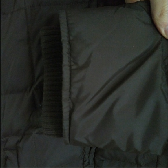 Abercrombie Puffer Bomber Brown Fur L Down Feather - Picture 3 of 8